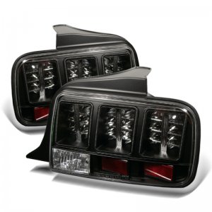 Ford Mustang Tail Lights - SPYDER - LED - Black - `05-`09