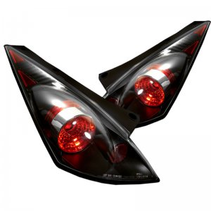 Nissan 350Z Tail Lights - SPYDER - Euro Style - Black - `03-`05