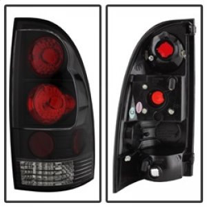 Toyota Tacoma Tail Light Set - SPYDER - Euro Style - Black - `05-`15