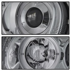 Chrysler 300C Headlights - SPYDER - LED Halo Projector - Chrome - `05-`10