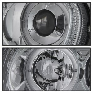 Chrysler 300C Headlights - SPYDER - LED Halo Projector - Chrome - `05-`10
