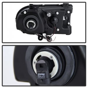 Chrysler 300C Headlights - SPYDER - LED Halo Projector - Chrome - `05-`10