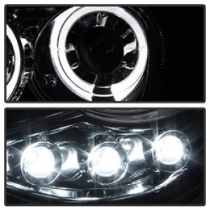 Chrysler 300C Headlights - SPYDER - LED Halo Projector - Chrome - `05-`10