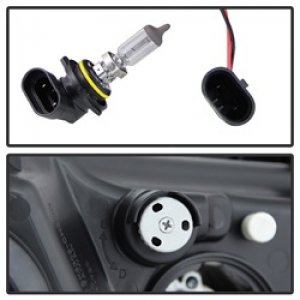 Chrysler 300C Headlights - SPYDER - LED Halo Projector - Chrome - `05-`10