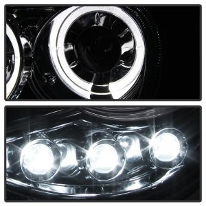 Chrysler 300C Headlights - SPYDER - LED Halo Projector - Chrome - `05-`10