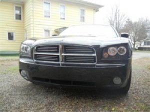 Dodge Charger Headlights - SPYDER - Projector LED Halo - Black - `06-`10