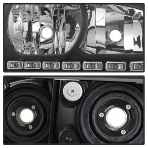 Dodge Charger Headlights - SPYDER - XTune LED Crystal - Black - `06-`10