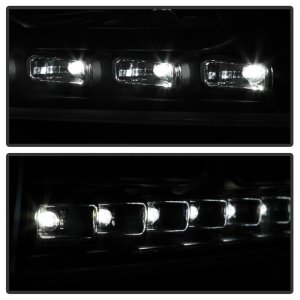 Dodge Charger Headlights - SPYDER - XTune LED Crystal - Black - `06-`10