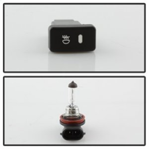 Acura RSX Fog Lights - SPYDER - OEM w/Switch - Yellow - `05-`07