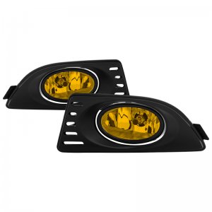 Acura RSX Fog Lights - SPYDER - OEM w/Switch - Yellow - `05-`07