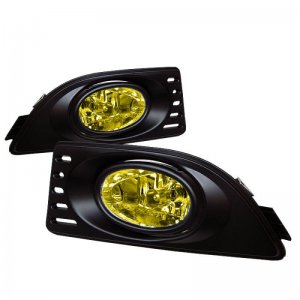Acura RSX Fog Lights - SPYDER - OEM w/Switch - Yellow - `05-`07