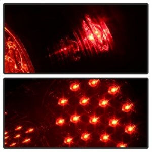 Nissan 350Z Tail Lights - Rear - SPYDER - LED - Smoke - `03-`05
