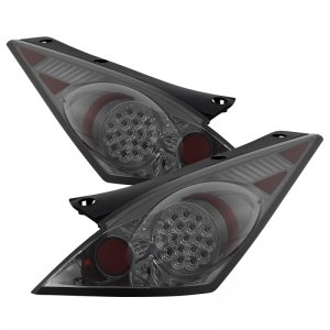 Nissan 350Z Tail Lights - Rear - SPYDER - LED - Smoke - `03-`05