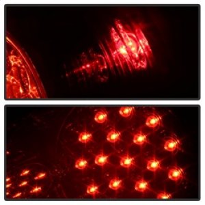 Nissan 350Z Tail Lights - Rear - SPYDER - LED - Smoke - `03-`05