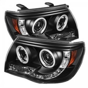 Toyota Tacoma Headlights - SPYDER - CCFL Halo LED - Black - `05-`11