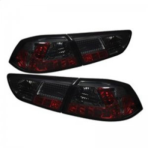 Mitsubishi Lancer LED Tail Lights - Rear - SPYDER - Smoke - `08-`14