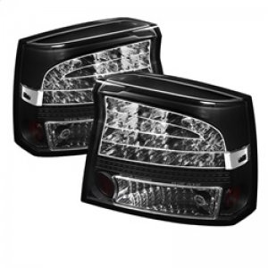 Dodge Charger LED Tail Lights - Rear - SPYDER - Black - `09-`10