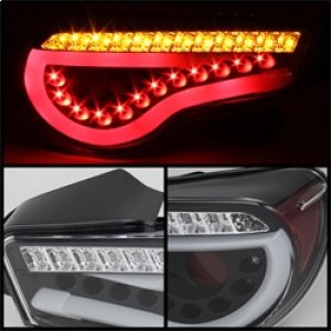 Subaru BRZ Tail Lights - Rear - SPYDER - LED, Light Bar - Black - `12-`14