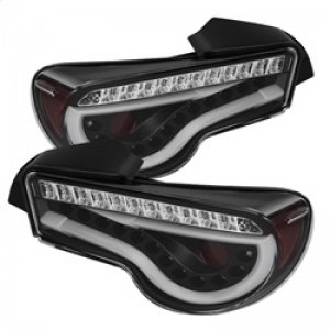 Subaru BRZ Tail Lights - Rear - SPYDER - LED, Light Bar - Black - `12-`14