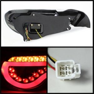 Subaru BRZ Tail Lights - Rear - SPYDER - LED, Light Bar - Black - `12-`14