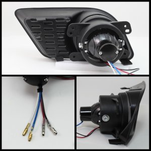 Dodge Charger Fog Lights - SPYDER - Halo Projector w/Switch - Clear - `11-`14