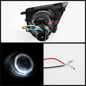 Toyota Tacoma Fog Lights - SPYDER - Halo Projector w/Switch - Smoke - `12-`15