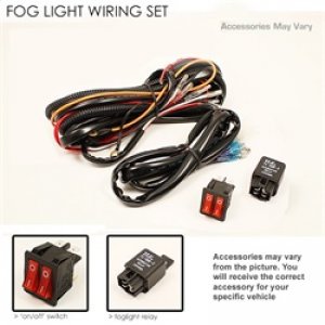 Toyota Tacoma Fog Lights - SPYDER - Halo Projector w/Switch - Smoke - `12-`15