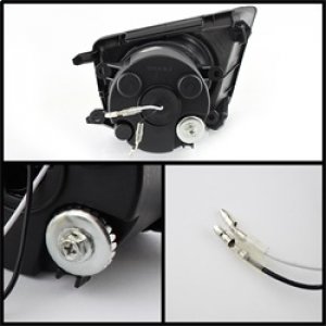 Toyota Tacoma Fog Light Assembly - SPYDER - LED w/Switch - Clear - `12-`15