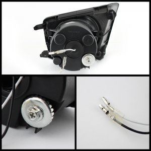 Toyota Tacoma Fog Light Assembly - SPYDER - LED w/Switch - Clear - `12-`15