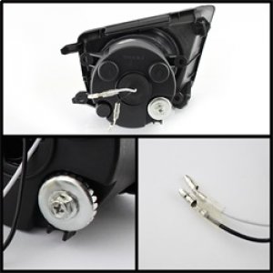 Toyota Tacoma Fog Light Assembly - SPYDER - LED w/Switch - Clear - `12-`15