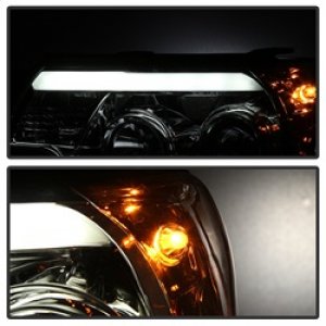Toyota Tacoma Headlight Set - SPYDER - Projector Headlights, Light Bar DRL - Chrome - `12-`16