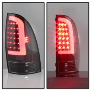Toyota Tacoma Tail Lights - SPYDER - xTune Light Bar LED - Black - `05-`15