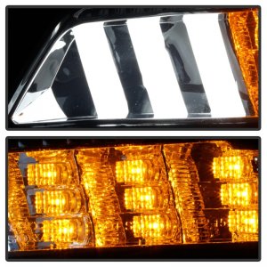 Ford Mustang Daytime Running Lights - Front - SPYDER - LED DRL - Smoke - `15-`16