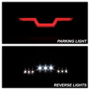 Ford Mustang LED Tail Lights - SPYDER - LED Reverse - Black Smoke - `15-`16