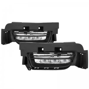 Dodge Charger Fog Lights - SPYDER - LED Fog Lights W/Universal Switch - Clear - `15-`16