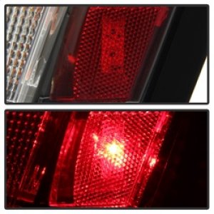 Chrysler 3000C LED Tail Lights - SPYDER - Version 2 Light Bar - Red Clear - `05-`07
