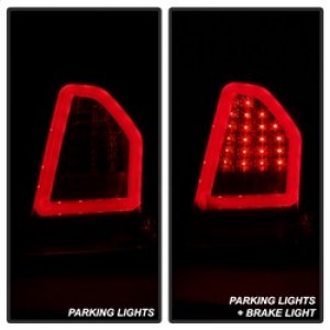 Chrysler 3000C LED Tail Lights - SPYDER - Version 2 Light Bar - Red Clear - `05-`07