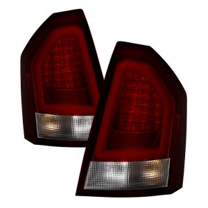 Chrysler 3000C LED Tail Lights - SPYDER - Version 2 Light Bar - Red Clear - `05-`07