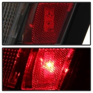Chrysler 300C LED Tail Lights - Rear - SPYDER - Version 2 Light Bar - Smoke - `05-`07