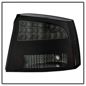 Dodge Charger LED Tail Lights - SPYDER - Black Smoke - `06-`08