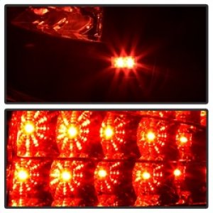 Dodge Charger LED Tail Lights - SPYDER - Black Smoke - `06-`08