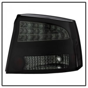 Dodge Charger LED Tail Lights - SPYDER - Black Smoke - `06-`08