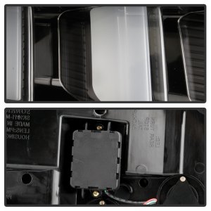 Ford Mustang LED Tail Lights - SPYDER - Light Bar Sequential Turn Signal - Black - `10-`12