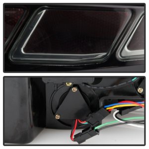 Ford Mustang LED Tail Lights - SPYDER - Sequential Turn Signal - Smoke - `10-`12