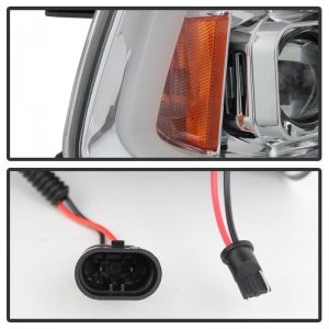 Dodge Charger Projector Headlights - SPYDER - LED Light Bar - Chrome - `06-`10