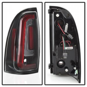 Toyota Tacoma LED Tail Lights - SPYDER - Black - `05-`15