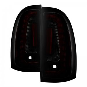 Toyota Tacoma Tail Lights - Rear - SPYDER - LED, Black Smoke - Smoke - `05-`15