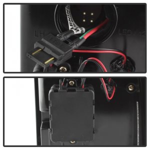 Toyota Tacoma Tail Lights - Rear - SPYDER - LED, Black Smoke - Smoke - `05-`15