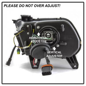 Ford Mustang Headlights - SPYDER - Projector Headlights, Sequential Turn Signal, HID Model Only - Black - `13-`14