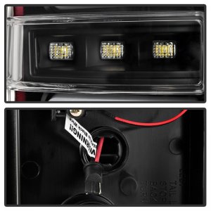 Toyota Tacoma LED Tail Lights - Rear - SPYDER - Black - `16-`17